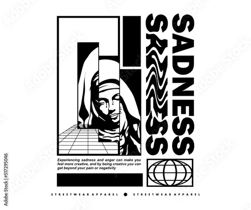 Retro Poster Aesthetic Graphic Design for T shirt Street Wear and Urban Style