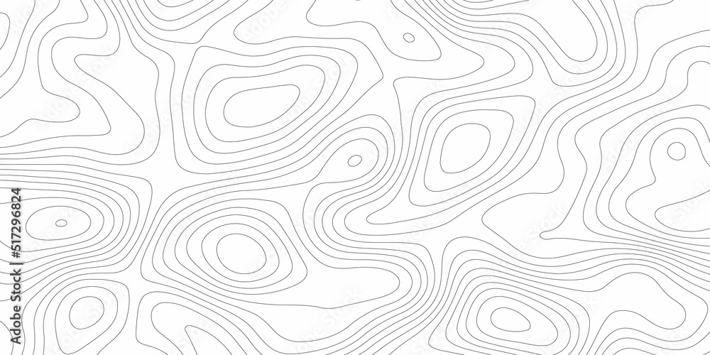 Abstract background with Topographic map background. Line topography map contour background, geographic grid .Topographic map and direction marker abstract background . Vector design .paper texture 