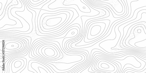 Abstract background with Topographic map background. Line topography map contour background, geographic grid .Topographic map and direction marker abstract background . Vector design .paper texture 