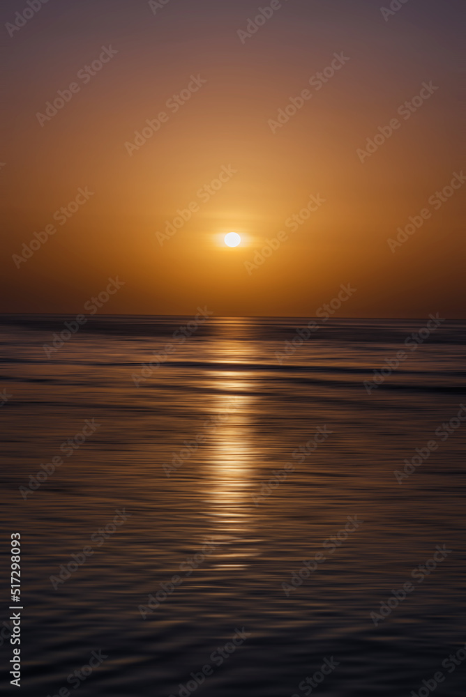 sunset over the sea sunset over the sea