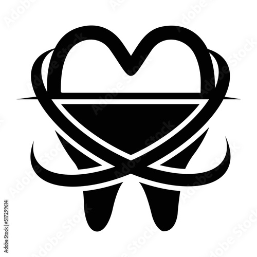 Care, dentistry, dental, teeth line, Healthy teeth, protection icon