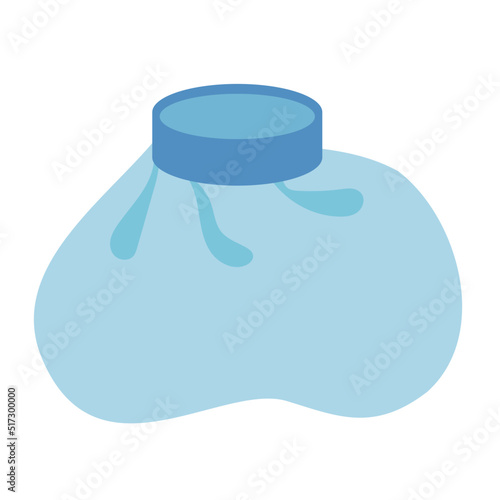 患部を冷やすアイスバッグ