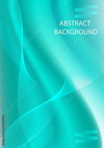abstract background pattern line parallel green color tone vector illustration