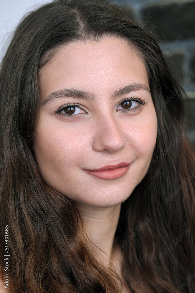 Obraz premium Portrait of a young beautiful girl