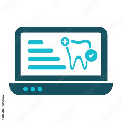 Dentistry, dentures, false teeth icon