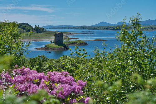 Castle Stalker on a Beautiful Day photo