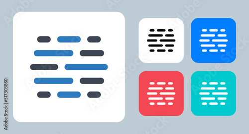Fog icon - vector illustration . Fog, Foggy, Mist, Breeze, Haze, Weather, Wind, Forecast, line, outline, flat, icons .