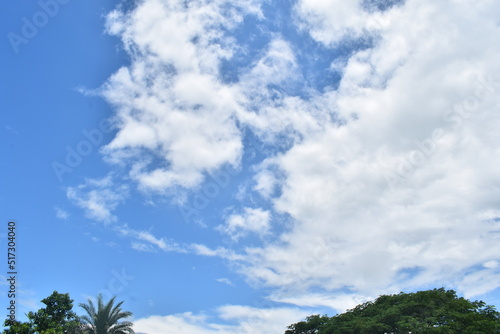 Village blue sky 