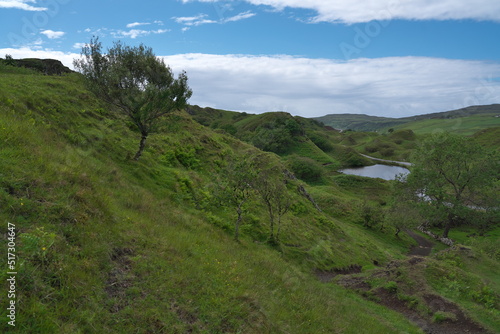 Beautiful Fairy Glen on the Isle of Skye