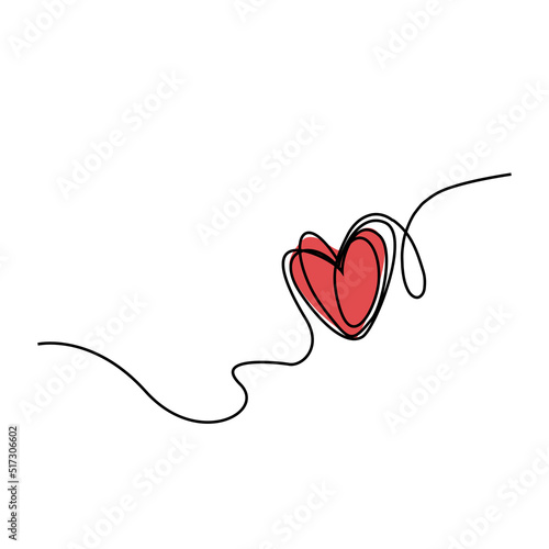 heart with a ribbon