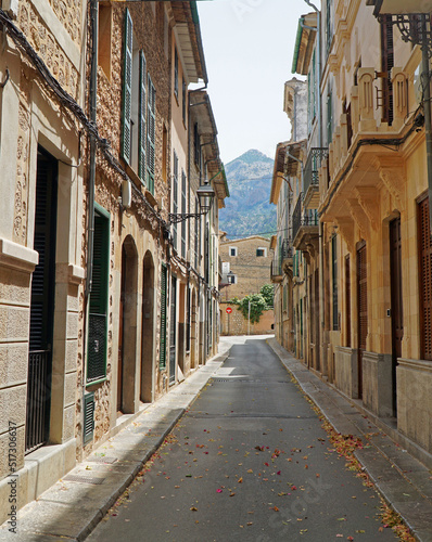 Narrow streets of Soller Mallorca © harlequin9
