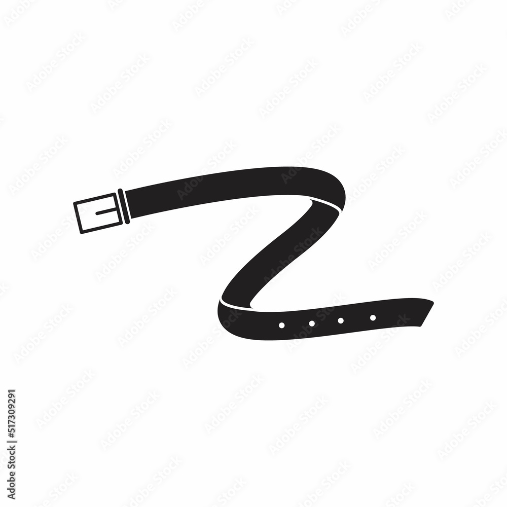 Belt flat icon. Accessory flat icon Belt flat icon. Accessory flat icon