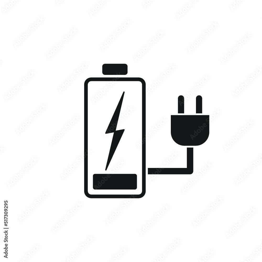 Battery charge flat icon Battery charge flat icon