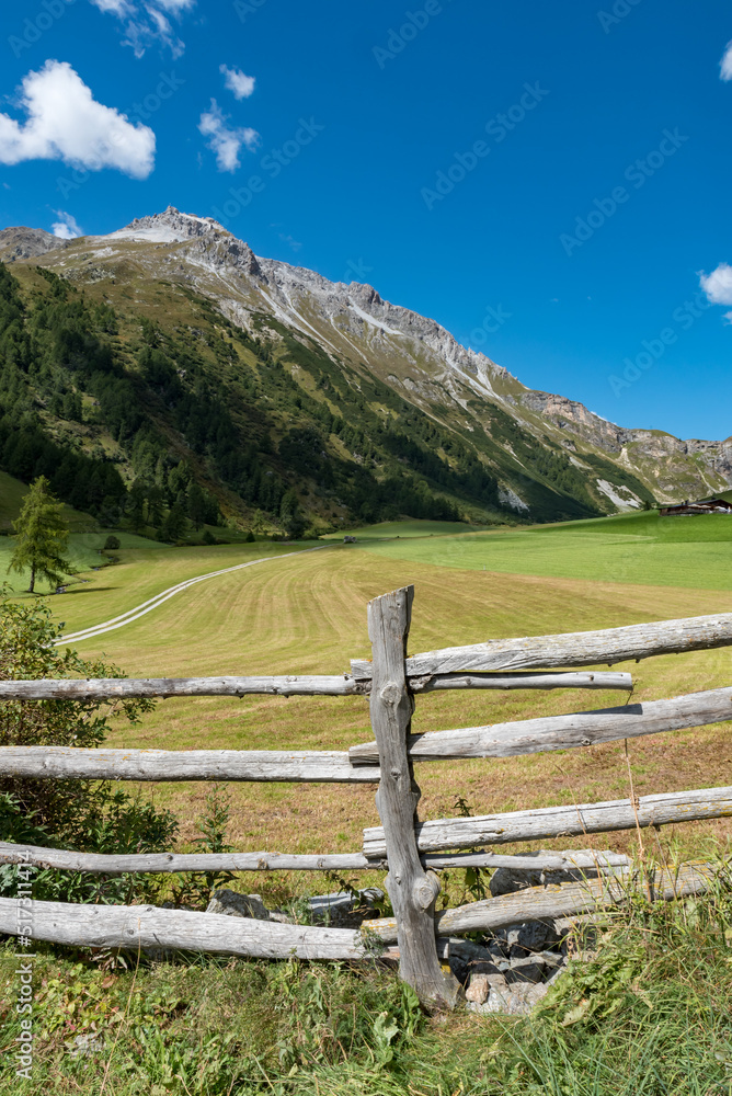 Mountain trail South Tyrol Italy