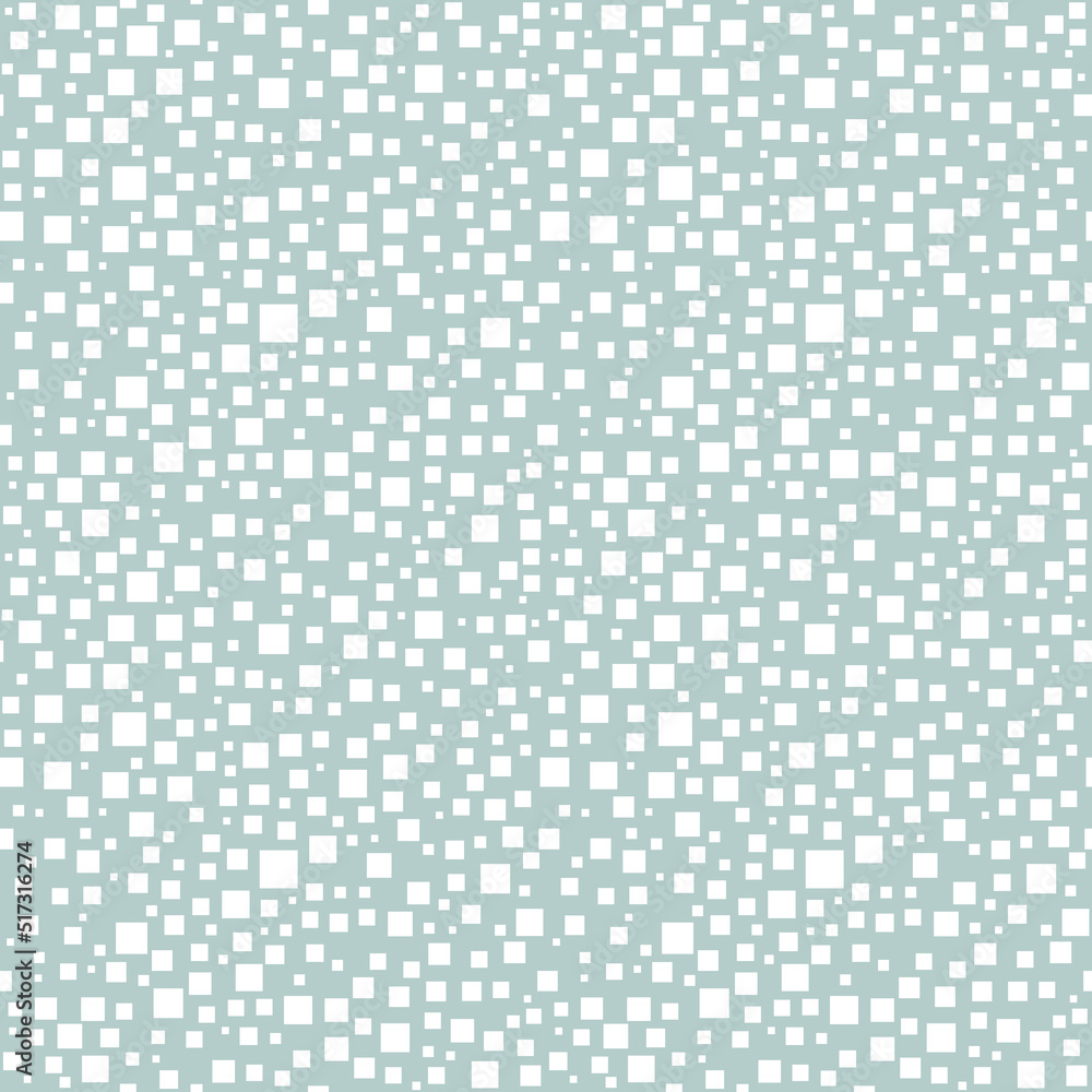 Seamless background with random white elements. Abstract ornament. Dotted abstract pattern