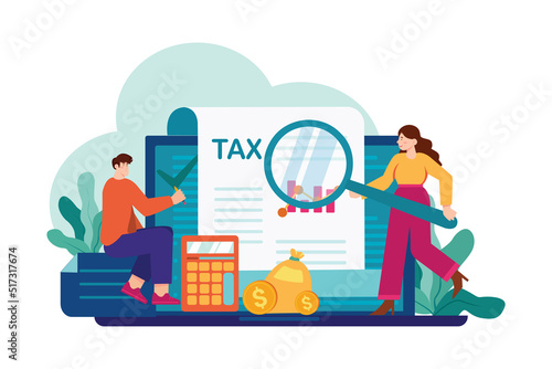 Photography Auditor Illustration concept