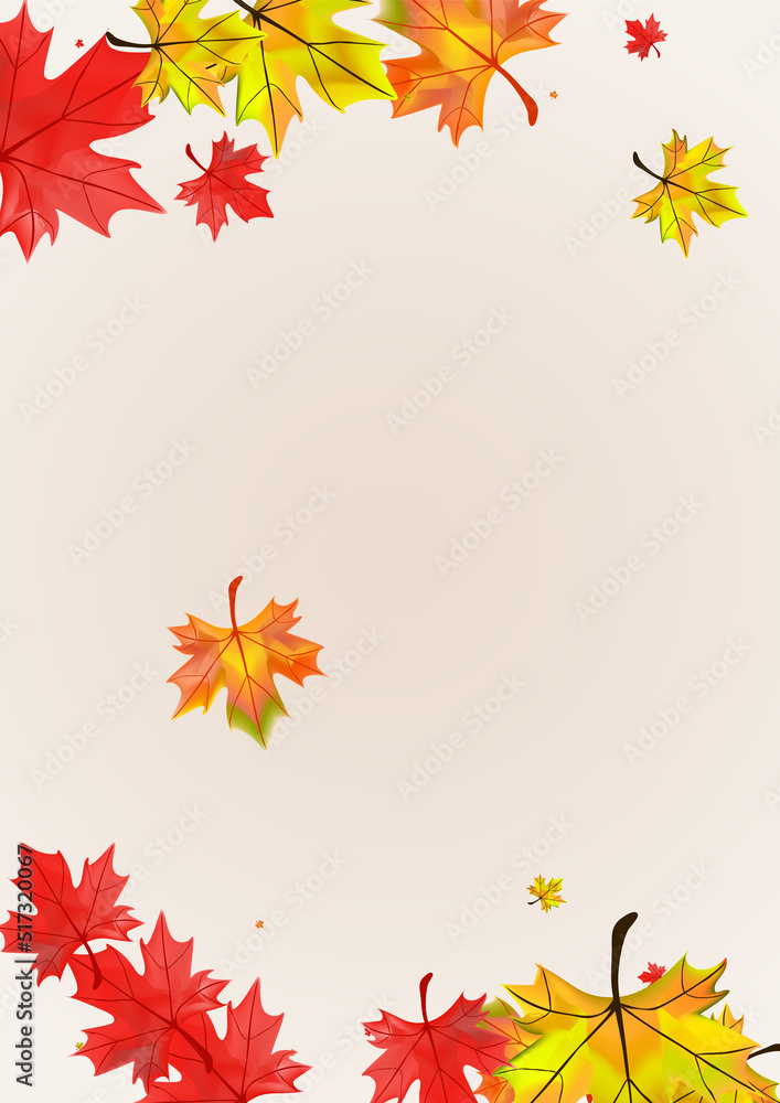 Ocher Leaf Background Beige Vector. Leaves Flying Texture. Brown Paper Foliage. September Floral Illustration. Ocher Leaf Background Beige Vector. Leaves Flying Texture. Brown Paper Foliage. September Floral Illustration.