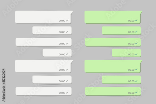 Speech bubbles chat for whatsapp