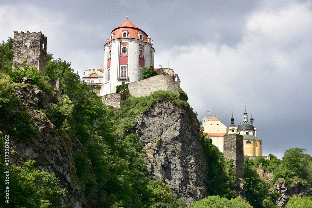 castle Vranov na Dyji near town Znojmo in Czech republic