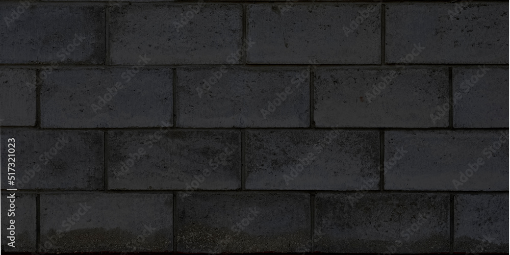 Obraz premium black and white brick