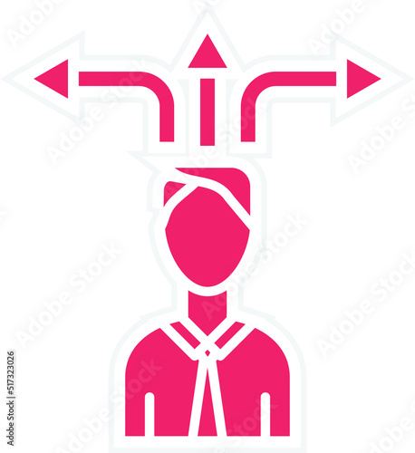 Business Ways Icon Style