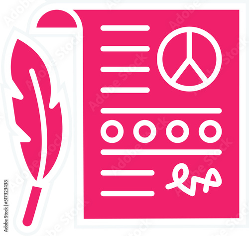 Peace Treaty Icon Style
