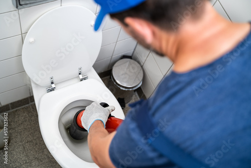 Plumber Toilet Blockage Assistance. WC Cleaning