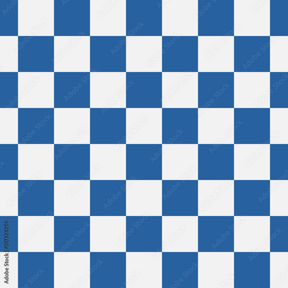 Vector pattern of chess cells. Seamless and blue pattern resembling a chessboard. Seamless vector checkered texture. Vector pattern of chess cells. Seamless and blue pattern resembling a chessboard. Seamless vector checkered texture.