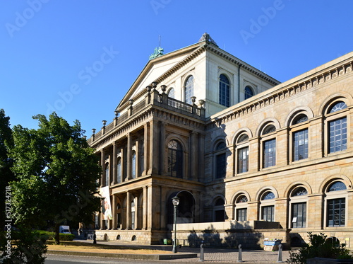 Historical Opera House in Hannover, the Capital City of Lower Saxony
