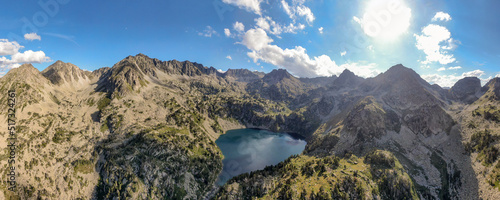 Tableau sur toile Vista aérea del Estany de Gerber