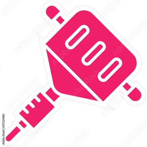 Drain Auger Icon Style