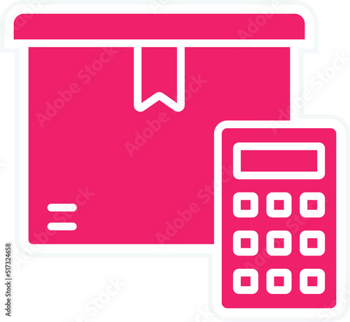 Delivery Costs Calculator Icon Style