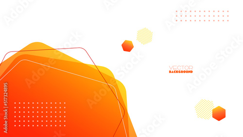 クリエイティブ背景　オレンジ