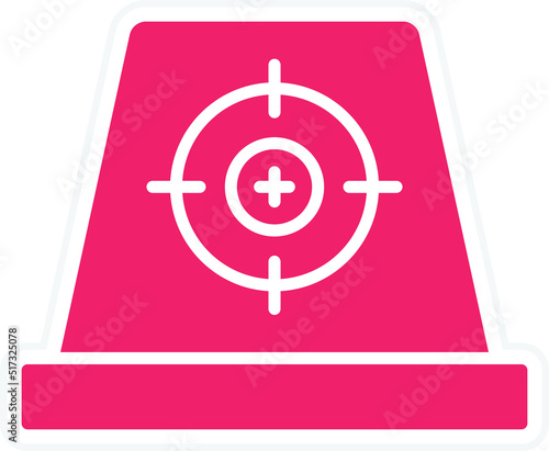 Red Dot Sight Icon Style