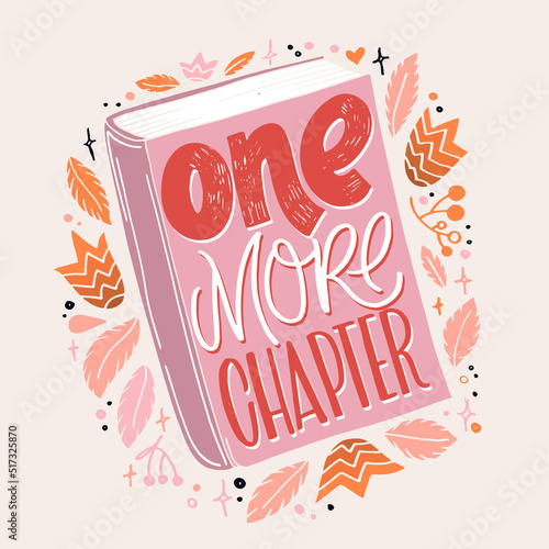 Cute motivation hand drawn doodle lettering postcard. Lettering art , t-shirt design. 