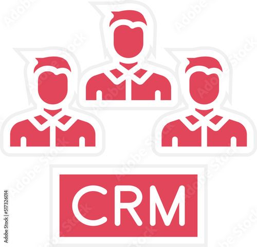 Crm Methodologies Icon Style