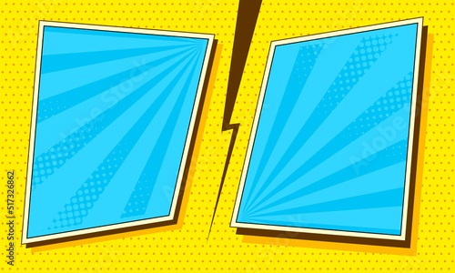 comic versus vs background template