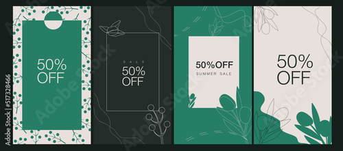Instagram stories  background template