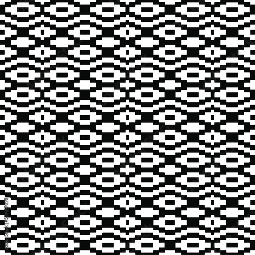  Abstract background with black and white pattern. Unique geometric vector swatch. Perfect for site backdrop, wrapping paper, wallpaper, textile and surface design. 