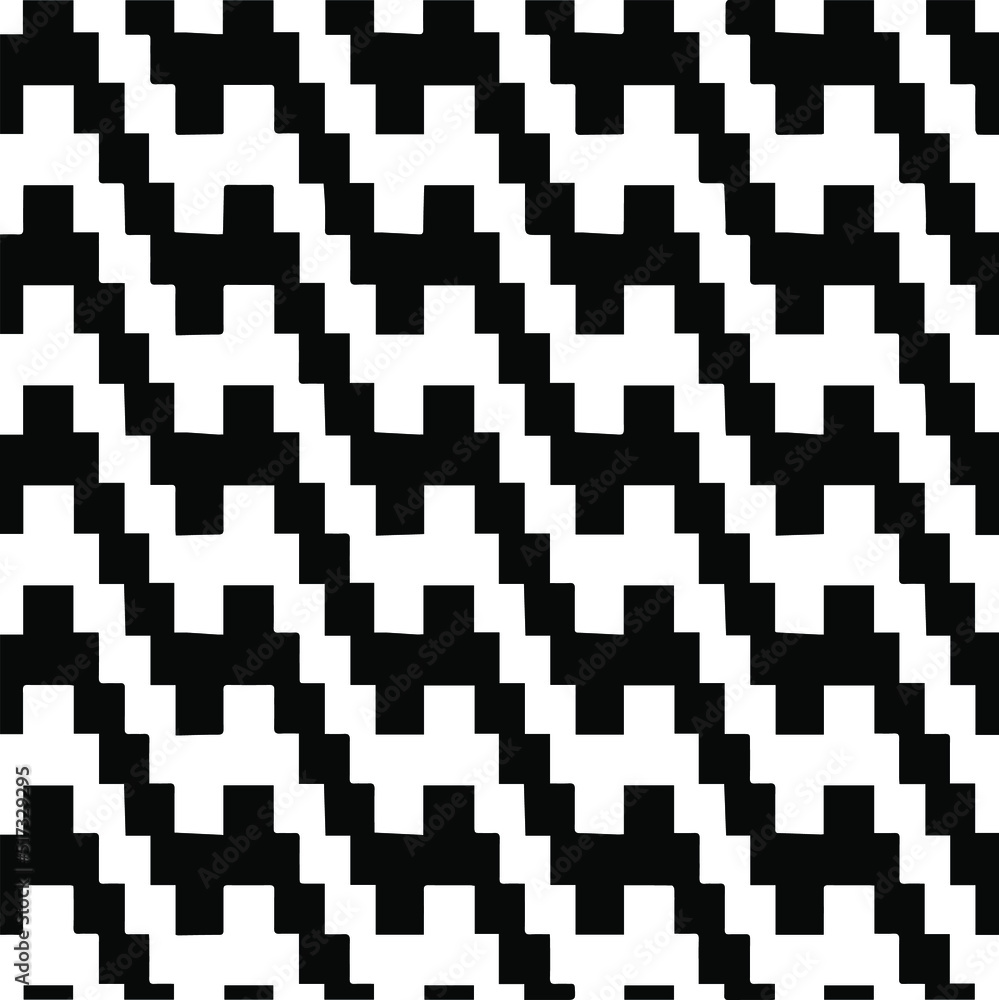 
Abstract background with black and white pattern. Unique geometric vector swatch. Perfect for site backdrop, wrapping paper, wallpaper, textile and surface design. 