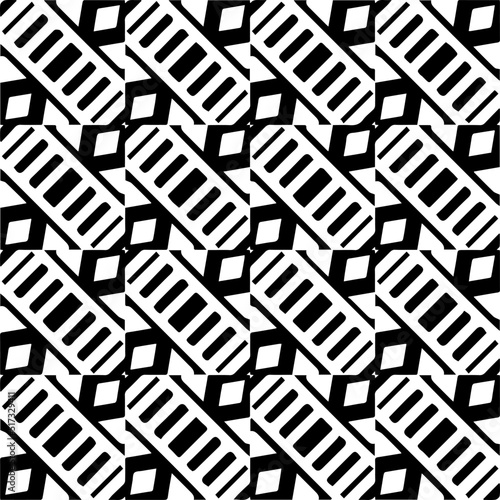  Abstract background with black and white pattern. Unique geometric vector swatch. Perfect for site backdrop  wrapping paper  wallpaper  textile and surface design. 