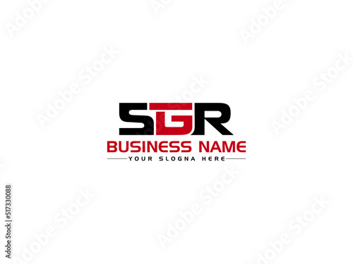 Monogram SGR Logo Icon, Colorful SG s g r Logo Letter Vector Image With Three Alphabet Letter Business Symbol For You photo