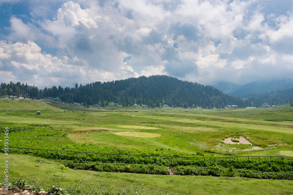 Beautiful mountain view of Sonamarg, Jammu and Kashmir state, India.