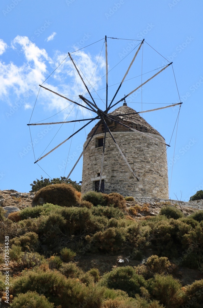 windmill on the island