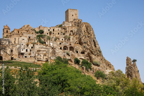 The ghost world of Craco, Basilicata region, Italy 