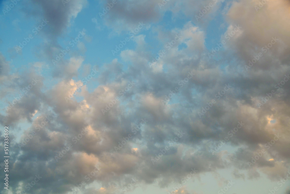 Sunset sky background. Sky texture. Sunset sky background. Sky texture.