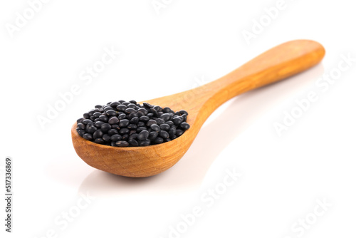 Black organic lentils