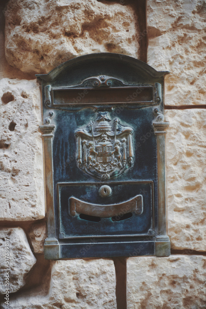 old post box in the ancient city of Mdina old post box in the ancient city of Mdina