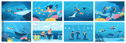 Diving Flat Set
