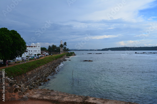 walking the streets. of galle